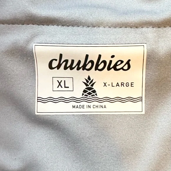 Chubbies Calm Blue Palms Lightweight Jogger Pants Size XL